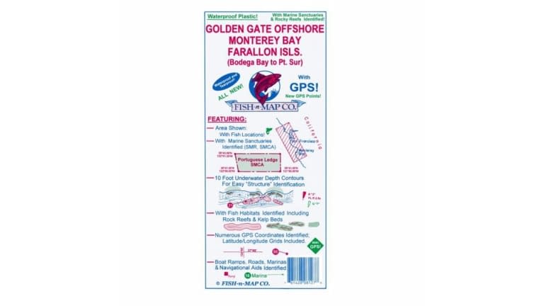 Fish N' Map Waterproof Map - 8127
