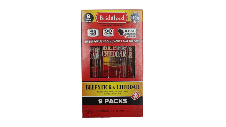 Bridgford Beef Stick & Cheddar (9 Pack)