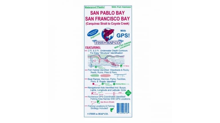 Fish N' Map Waterproof Map - 8126
