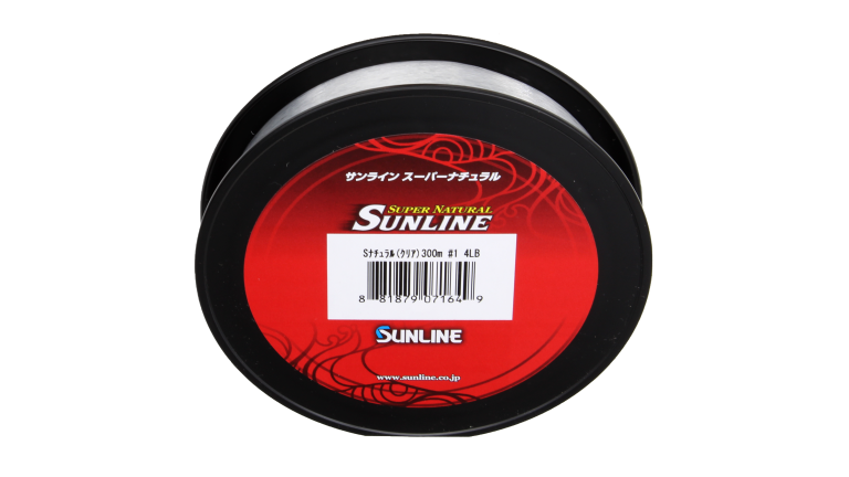 Sunline Super Natural Monofilament 330yd - Super_Mono_Sunline_spool_clear