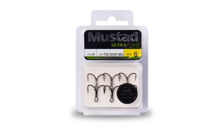 Mustad KVD Elite Triple Grip Hook - TG76NP-BN-3