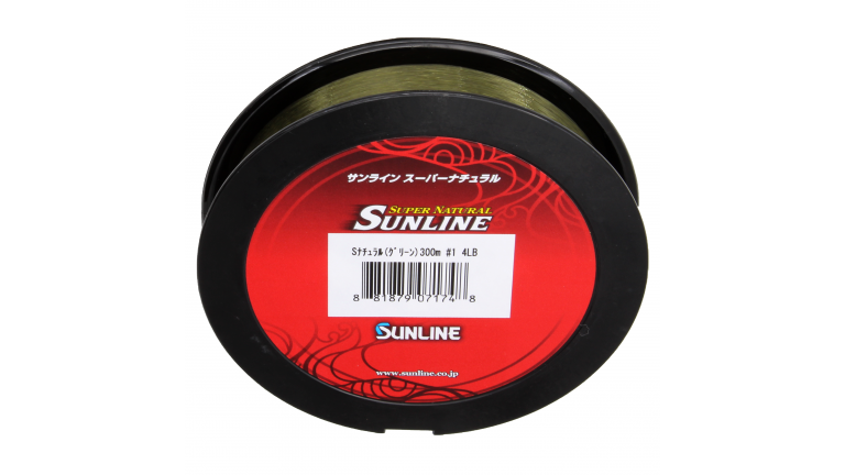Sunline Super Natural Monofilament 330yd - Super_Mono_Sunline_spool_green